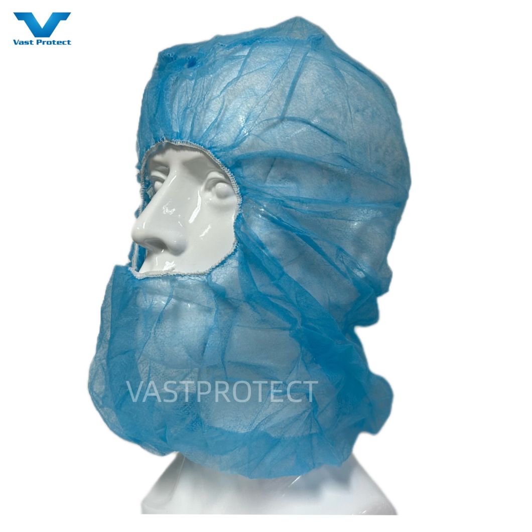 Protective Polypropylene Non-Woven Disposable PP Ninja Space Astronaut Balaclava Hood Head Cover