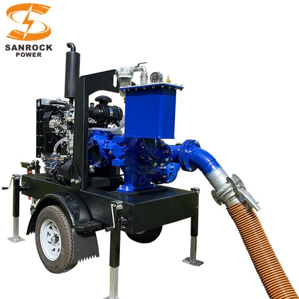 Water Pump Diesel Engine Maximum Head 28m Low Noise Dry Priming Pump Agricultural Water Pump