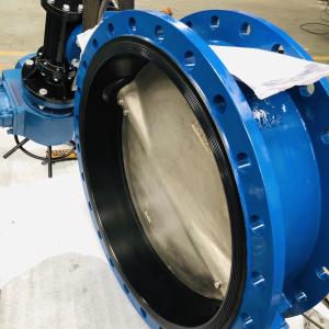 Wholesale DN1300 Flanged wormgear butterfly valve from china suppliers