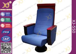 Wholesale Custom Wood High Back Church Hall Chairs Soft Padded For Pastor / Minister from china suppliers