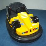 Theme Park Bumper Cars Ride Red Green Blue Color Fiber Glass Material
