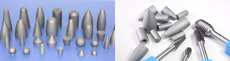 Professional Cemented Burr Blanks / Tungsten Carbide Rod Blanks Long Life Time