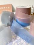High Density Polyester Organza Ribbon 40mm For Luxury Gift Packing