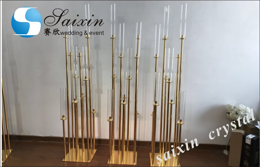 Christmas Wedding Stage Birthday Decoration Backdrop Acrylic Square Pillars Home
