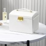 Flannelette Leather Jewelry Storage Box Greaseproof Earring Jewelry Box