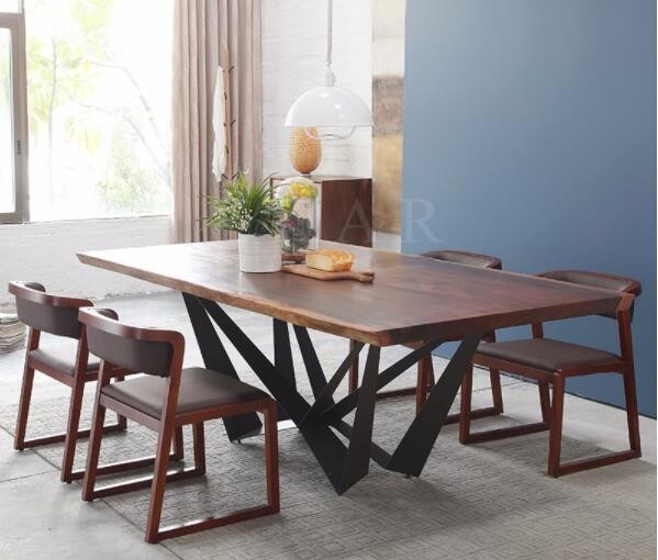 Latest Designs Solid Wood Furniture White Oak Dining Table