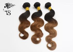 Wholesale Colored 100% Remy Ombre Human Hair Extensions , Malaysian Body Wave Hair Extensions from china suppliers