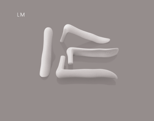 ISO 9001 13485 L Style Silicone Nasal Implants ANVISA LM Facial Subcutaneous Implants