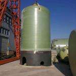 Horizontal Fiberglass Acid Base Frp Storage Tank , FRP Storage Tank , Fiberglass