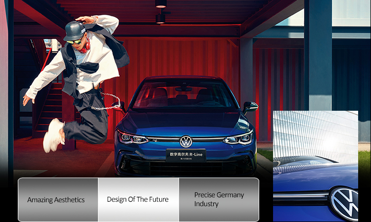 2023 VW Golf Popular Design 0km Used Cars Vehicles Mini Cars Gas Petrol Auto Chinese Car for Max Speed 200km/h