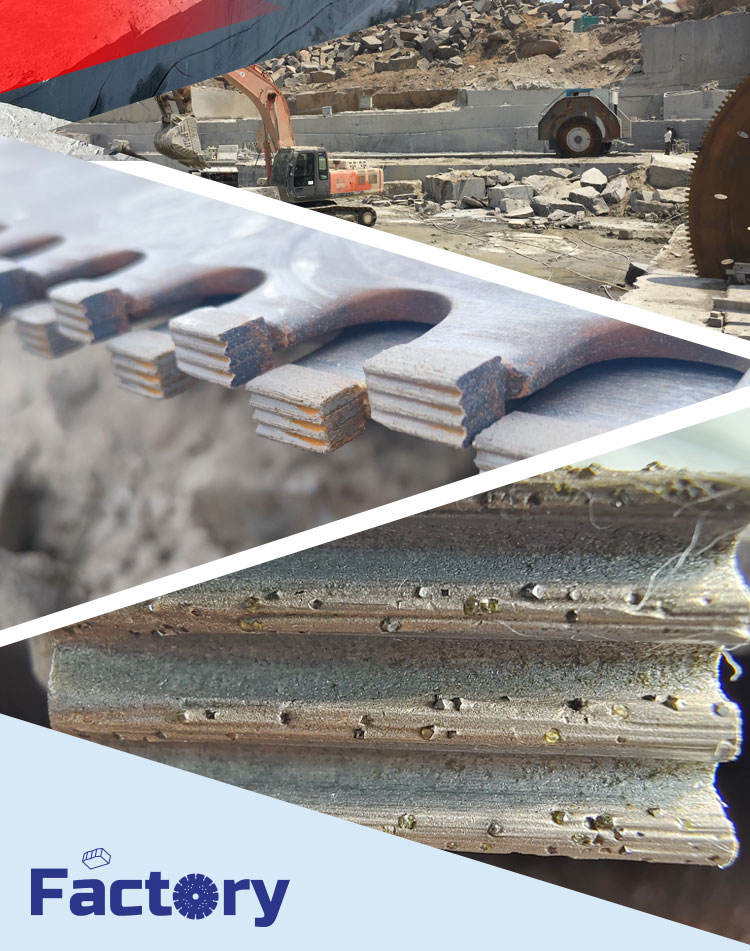 2400mm Diamond Segment for Granite Mining Quarry Machine Shipping FEDEX UPS EMS DHL TNT