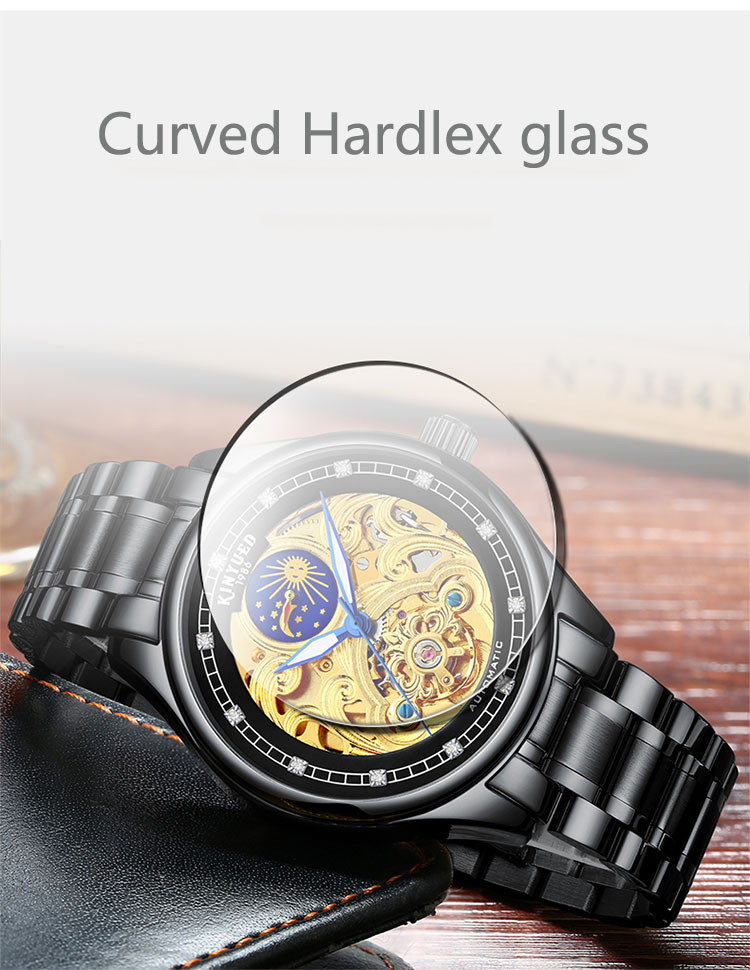 Watches men luxury brand automatic moon phase tourbillon automatic mechanical wristwatches