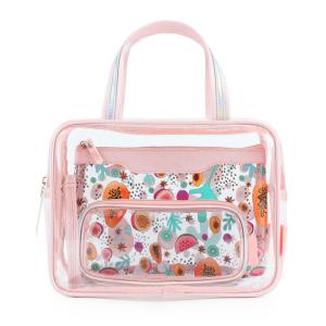Wholesale Wholesale PVC Transparent Makeup Bag Set 3 Pieces Organizer for Travel from china suppliers