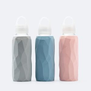 Wholesale BPA Free Clear Glass Water Bottle 300ml Capacity Heat Resistant Durable from china suppliers