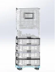All in one Home Solar ESS Cabinet 51.2V 100Ah 200Ah 300Ah 400Ah 500Ah