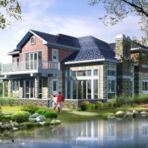 Wholesale 2 Floors Light Steel Structure House Countryside For Residence Long Life from china suppliers