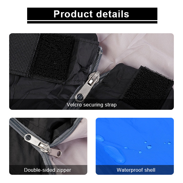 Purple Cotton Single Envelope Large Sleeping Bag Backpacking Camping Bag For Adults