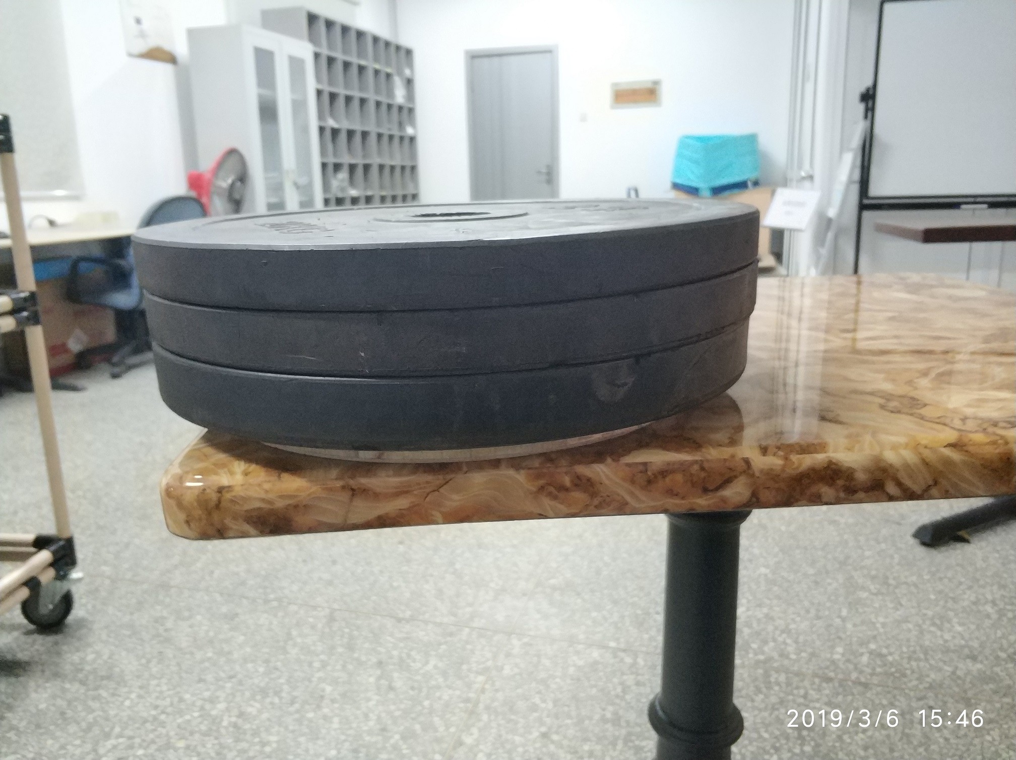 Industrial Bistro Table Base Cast Iron Powder Coating Tulip Table Base