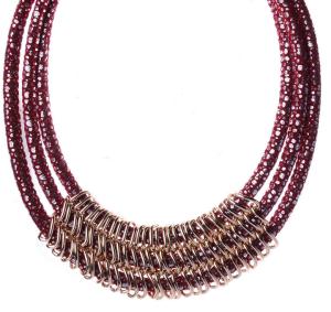 Wholesale Heavy build big European and American fashion style exaggerated clavicle chain necklace from china suppliers
