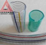 PVC Steel Wire Reinforced Rubber Hose Corrosion Resistant Customized Length