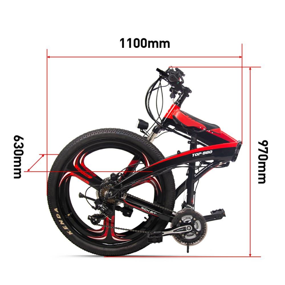 Folding Lightweight Electric Bike Lunar Shape For Ladies 36v 250w 9.6ah