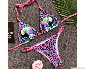 Wholesale Sexy Leopard 2018 Micro Bikini Set Push Up Thong Biquini High Cut Women from china suppliers