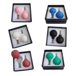 4Pcs PVC Silicone Glass Facial Vacuum Suction Massage Cups Wrinkle Remover Face