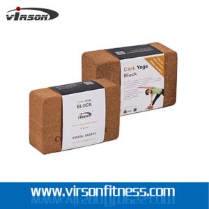 Wholesale hard and strong Eco cork yoga block from china suppliers