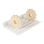 Inclined PVC PU Conveyor Belt Heat-Resistant For Food Industry