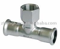 Wholesale Press fitting female tee sanha press from china suppliers