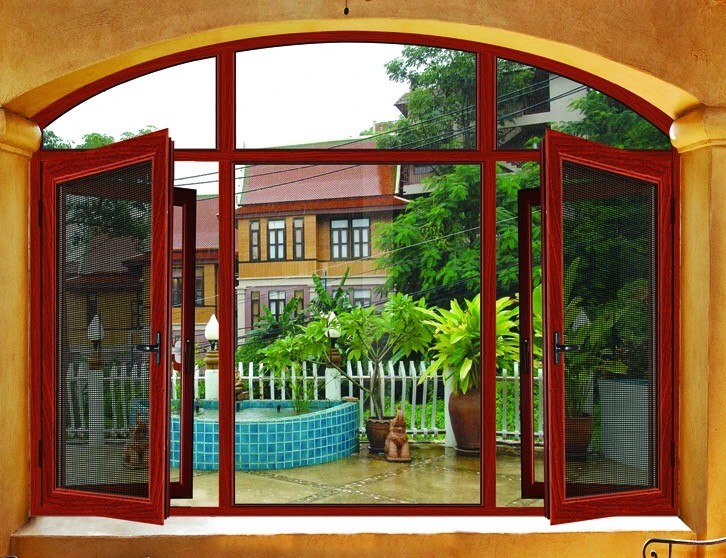 2.0mm Thickness 6063 T5 Casement Sliding Aluminum Window