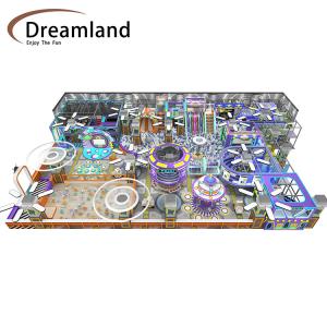 Wholesale Indoor Play Equipment Naughty Castle Superhero Training Camp Christmas Sled Battle Kids Playground Set from china suppliers