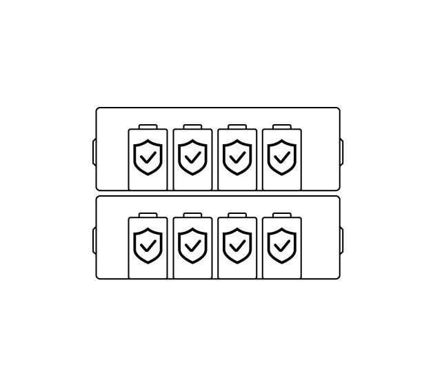 Hybrid Grid Connection Widely Matched Inverter LFP Modular Stacked High Voltage Battery Home Energy Storage System 15-40