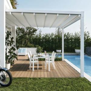 Wholesale Private Residence Retractable Awning Automatic Shade Awnings 0.6mm Thickness Fabric from china suppliers