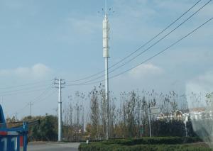 Wholesale Low Alloy Metal Telecom Steel Towers , Q345B Monopole Telecommunications Tower from china suppliers