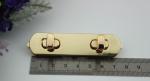 Classic design light gold purse double twist turn metal locks