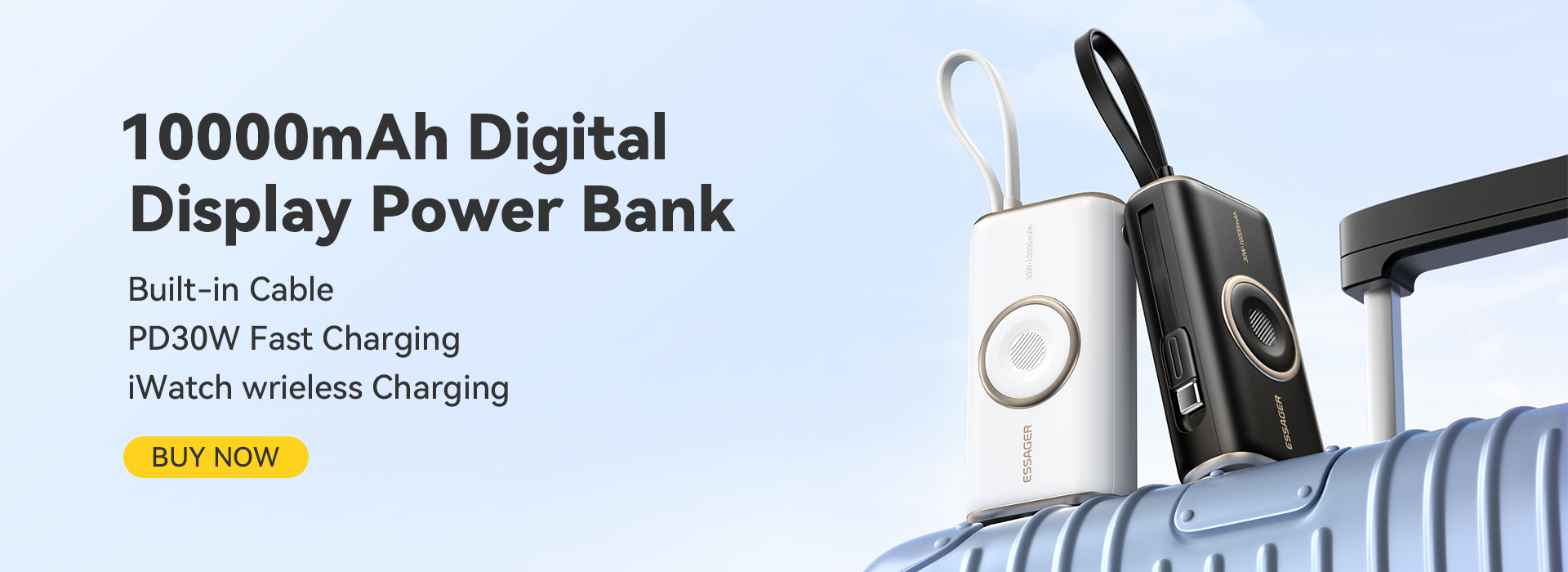 ESSAGER ES-D018 Series Portable Battery Power Bank 10000 Mah