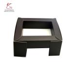 Black Fashionable 350gsm Chocolate Packaging Paper Box With Sleeve