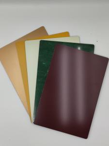 Wholesale Polyester Coating Mirror ACP Sheet 2440mm Length Silver Colour Fire Rated from china suppliers