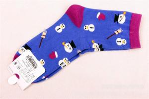Wholesale Wholesale korean cartoon christmas style cotton socks in lower calf length for women from china suppliers