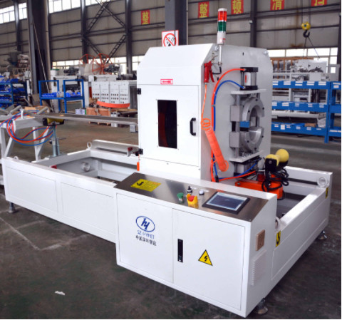 1-6 inch PVC Pipe Production Line with HYZS65/132 conic twin screw extruder with motor 45kw and output 420kg/h