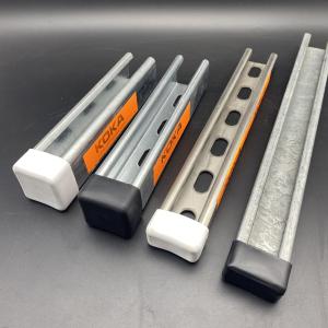 Wholesale Custom Virous Color PVC Rubber 41x41 41x21 Unistrut Channel End Caps from china suppliers