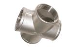Casting 316 Stainless Steel Pipe Fittings SS Cross ANSI Standard Anti Corrosion