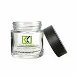 Clear Glass Weed Jar Airtight Child Resistant Screw Lids For Dry Food Storage