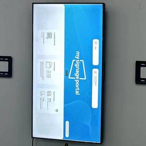 Wholesale 75 Inch Wall Mounted Digital Advertising Screen Display 3500nit 3840x2160 from china suppliers
