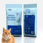 OEM Bentonite Cat Litter Sand Dust Free 0.8mm-3.8mm Bentonite Litter Sand