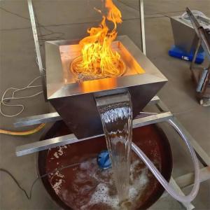Wholesale Remote Ignition Stainless Steel Gas Burning Water Fire Bowls For Swimming Pool from china suppliers