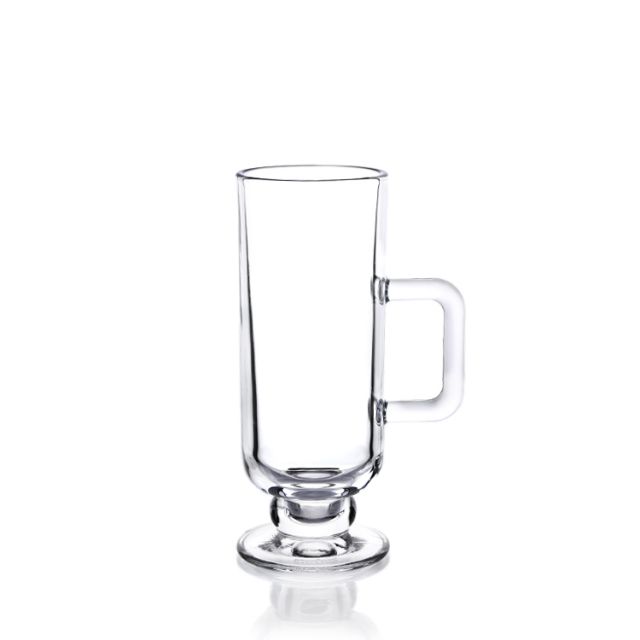 Manufacture Customized Clear Transparent Durabe High Quality Glass 180ML Coffee Cup