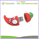 Cartoon Hot Pepper/Fruit Model Cute Customized USB Flash Drive 8GB 16GB 32GB PVC