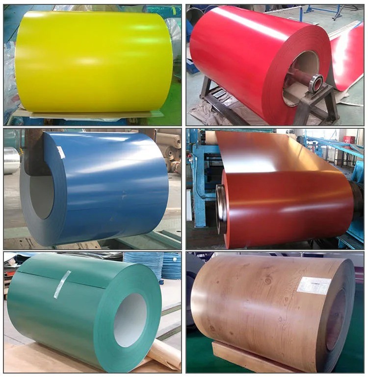 Dx51d ASTM Ral3005 6005 3013 9016 5015 0.16mm 0.23mm Width Prime Quality Color Coated Prepainted Galvanized Steel Coil